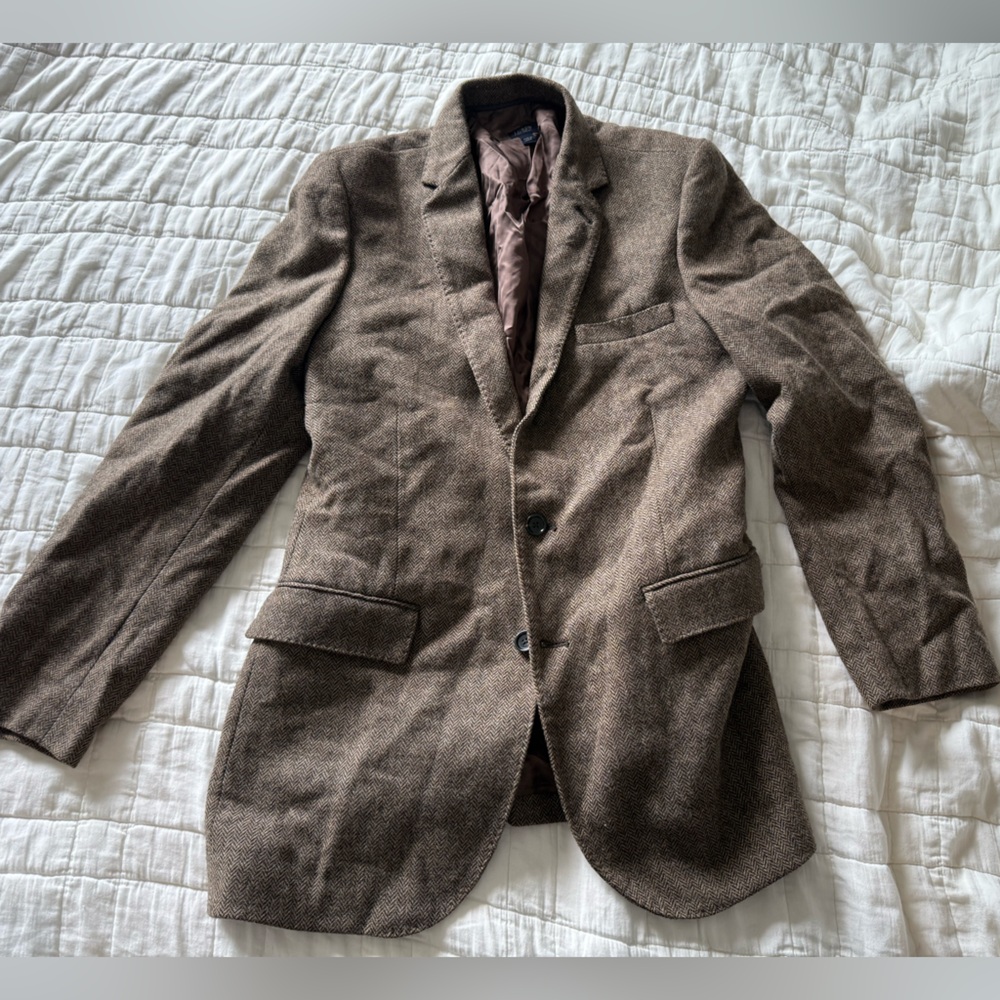 J. Crew Men's Tan Wool Blazer